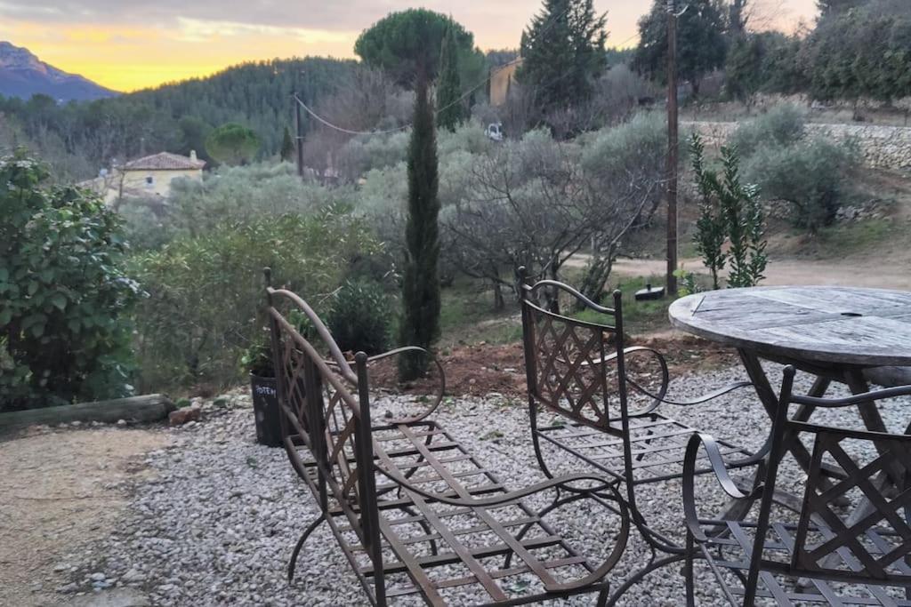 Villa Cigalons En Pleine Pinede Avec Piscine Chauffee De Mai A Septembre Auriol Dış mekan fotoğraf
