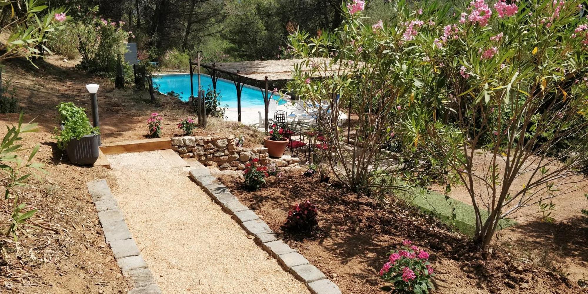 Villa Cigalons En Pleine Pinede Avec Piscine Chauffee De Mai A Septembre Auriol Dış mekan fotoğraf