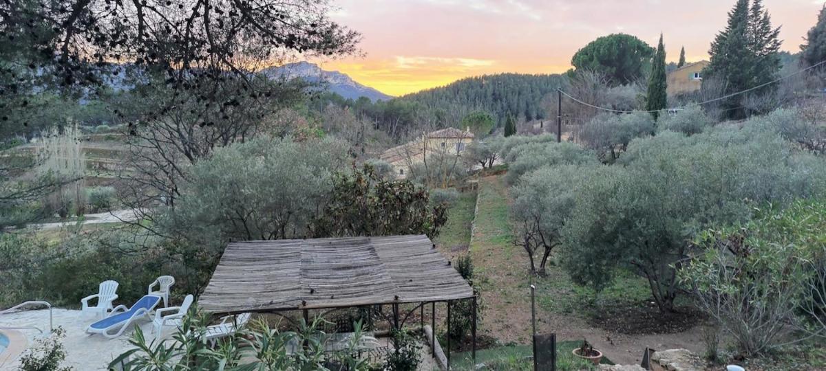 Villa Cigalons En Pleine Pinede Avec Piscine Chauffee De Mai A Septembre Auriol Dış mekan fotoğraf