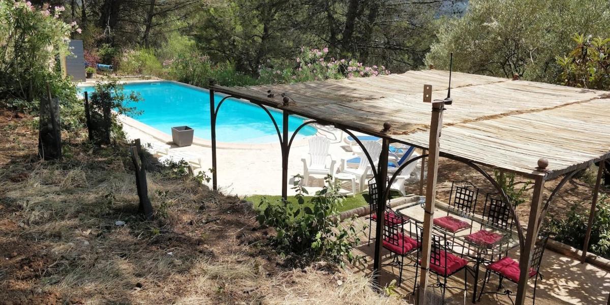 Villa Cigalons En Pleine Pinede Avec Piscine Chauffee De Mai A Septembre Auriol Dış mekan fotoğraf